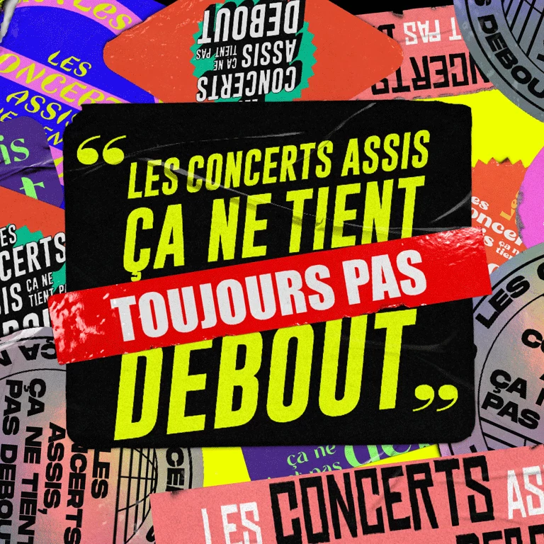 Concerts debout touchés en plein coeur